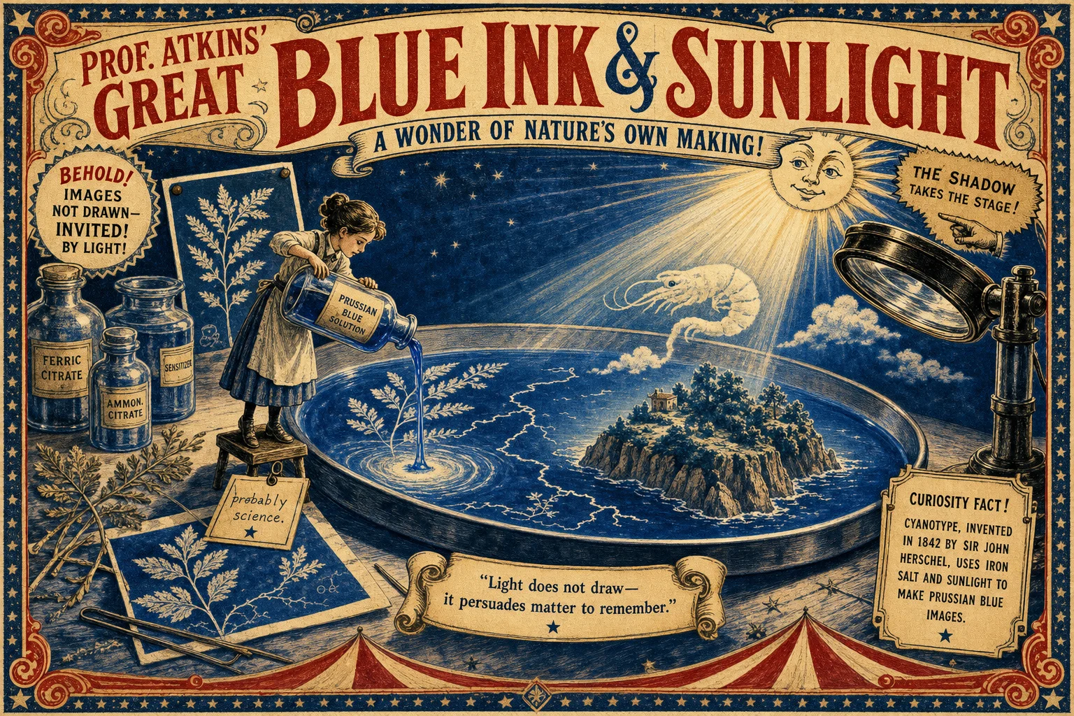 Blue Ink and Sunlight