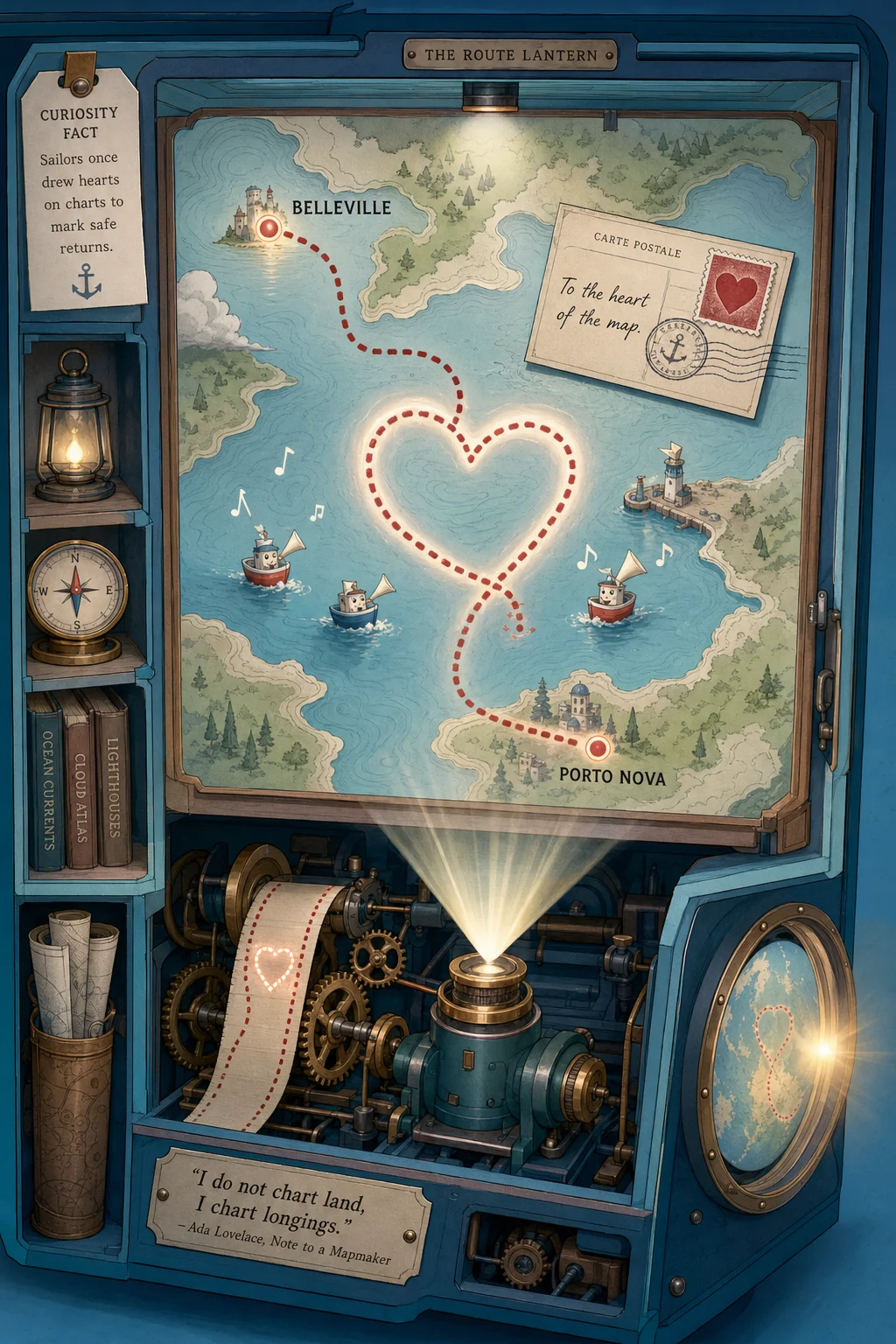 Dotted Route Heart
