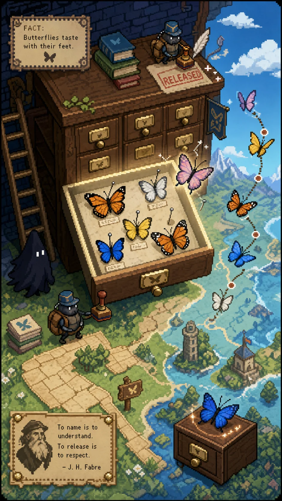Drawer Butterflies