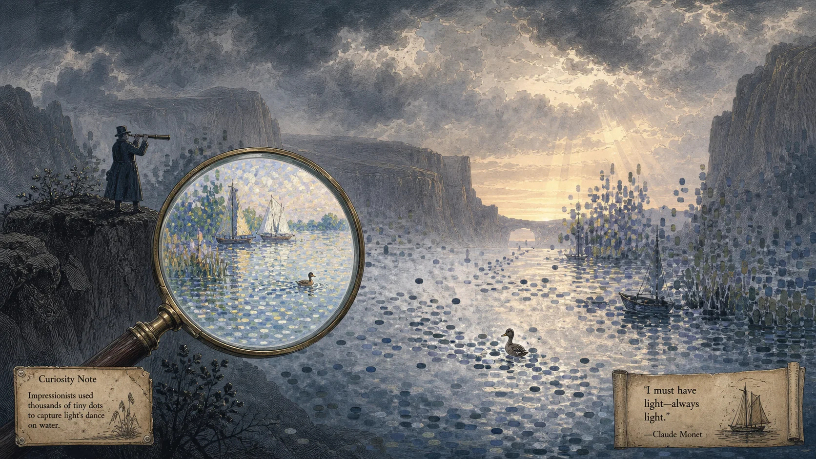 Impressionist Water Dots