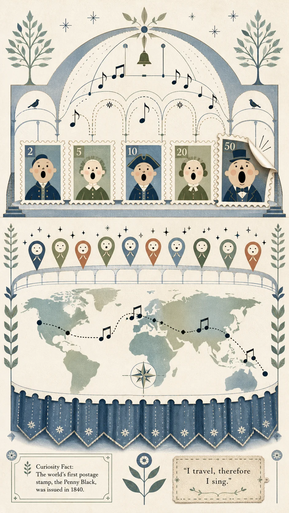 Postage-Stamp Chorus