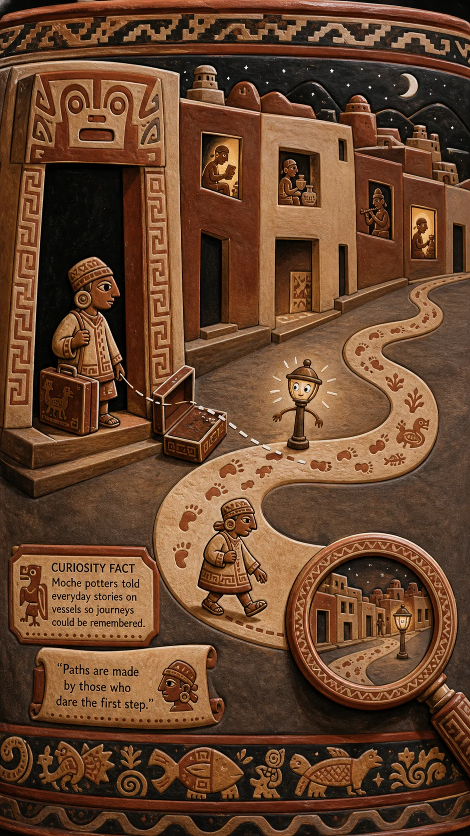 Traveler Before Street