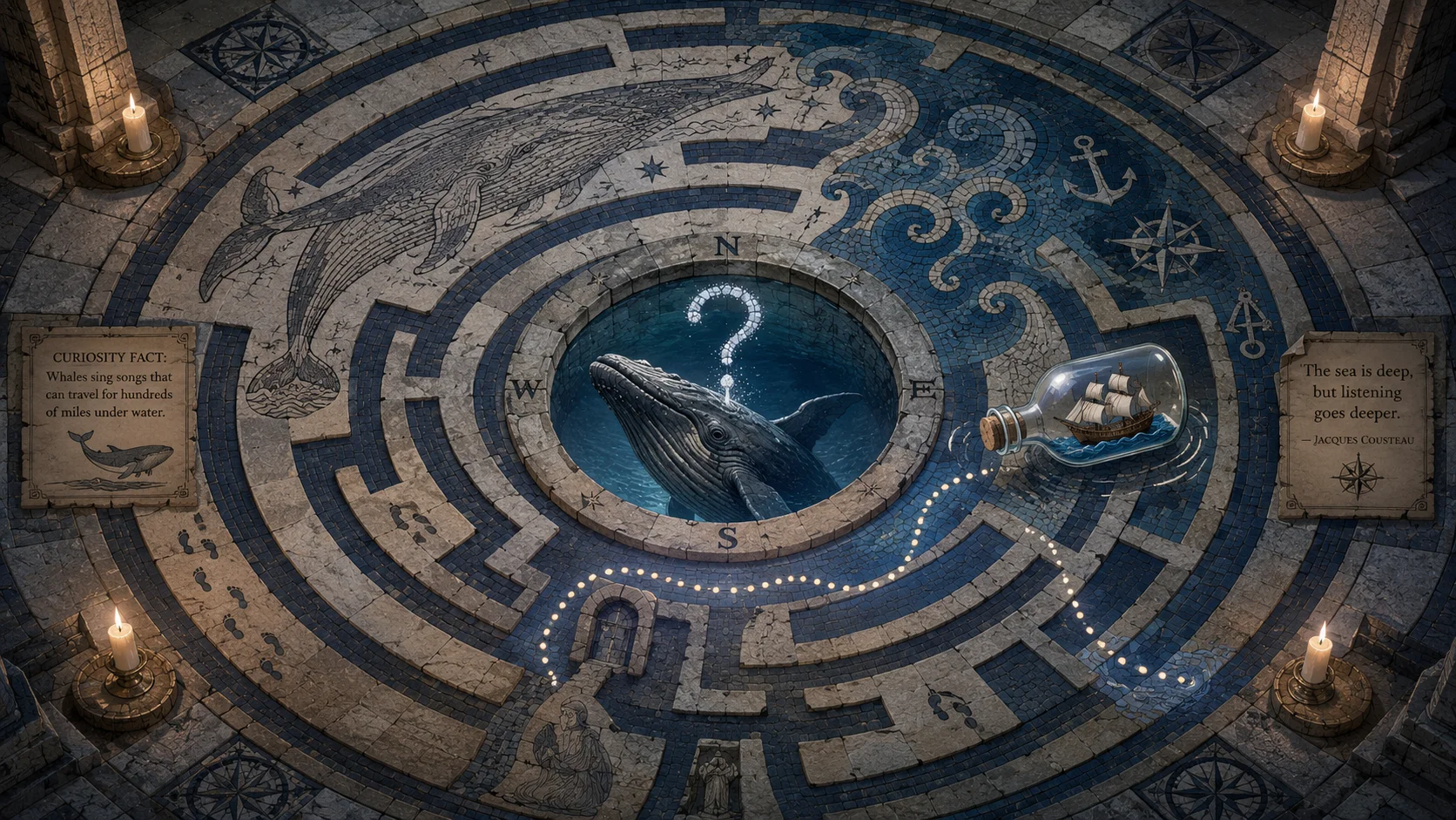 Whale Map Scrap